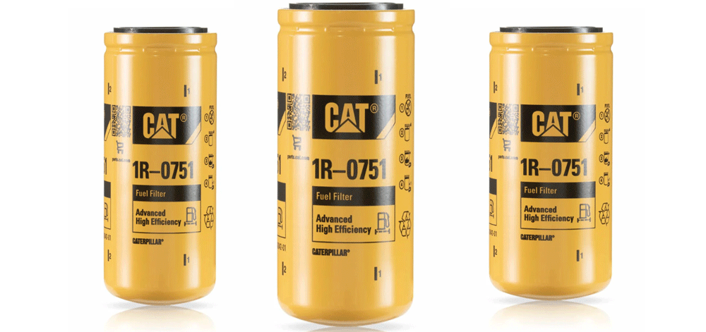 3 X Caterpillar  1R-0751 Advanced Efficiency Fuel Filter